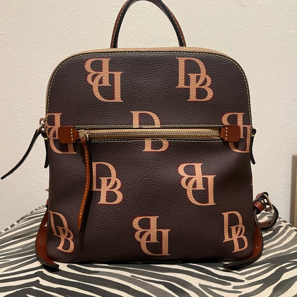 Dooney & Bourke Cream and Brown Bag